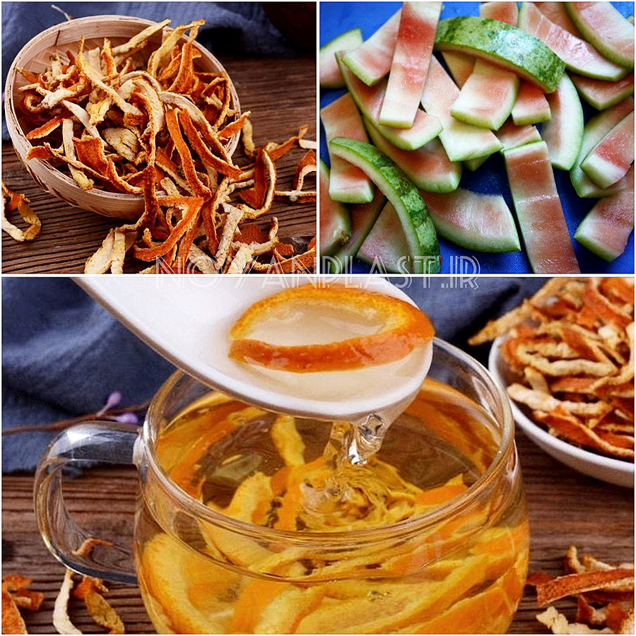 پوست میوه ها در سبد میوه خانوار