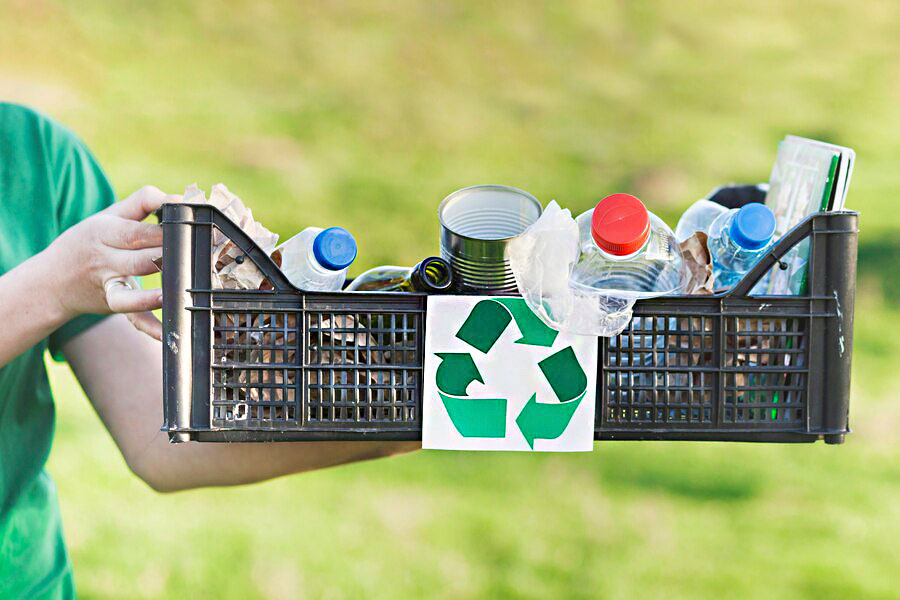 سبد میوه بازیافتی